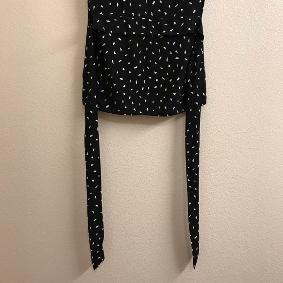 Final Touch Printed Rayon Self Tie Waist Blouse - Picture 8 of 10